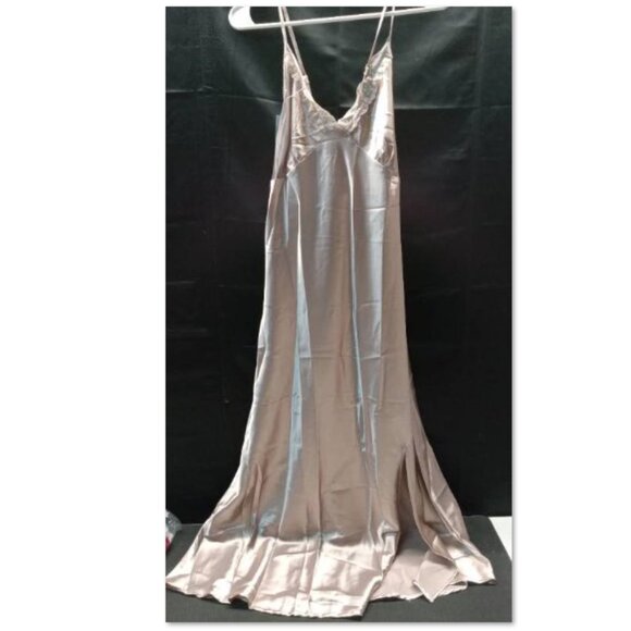 Silk Satin Nightgown Sexy Lace Chemise Lingerie - NWT - Picture 3 of 3